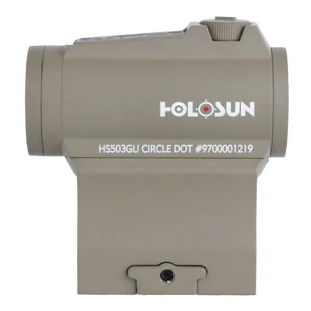 Holosun - Kolimator HS503GU Red Dot - Multi Reticle - Flat Dark Earth - Uniwersalny NS — zdjęcie 3