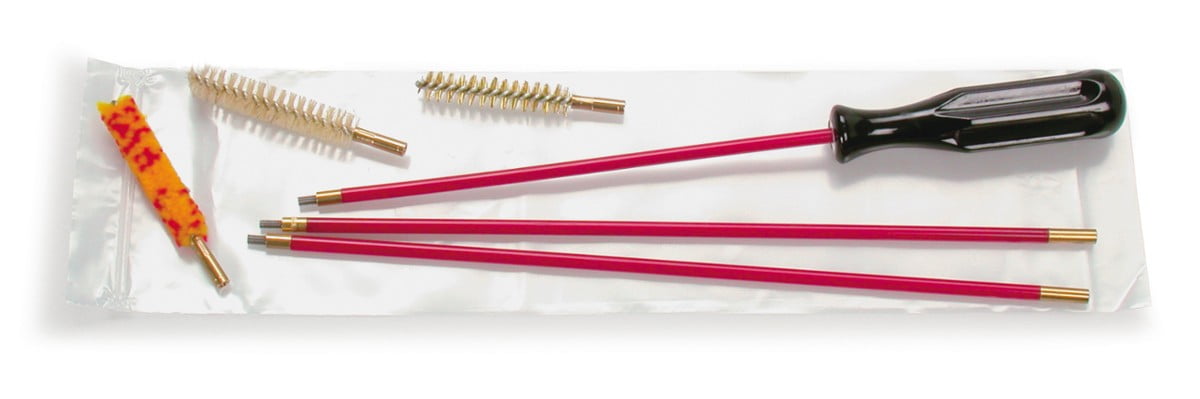 Wycior długi w folii 75 kal. 7,62mm wycior długi 3-częściowy, 3 szczoteczki