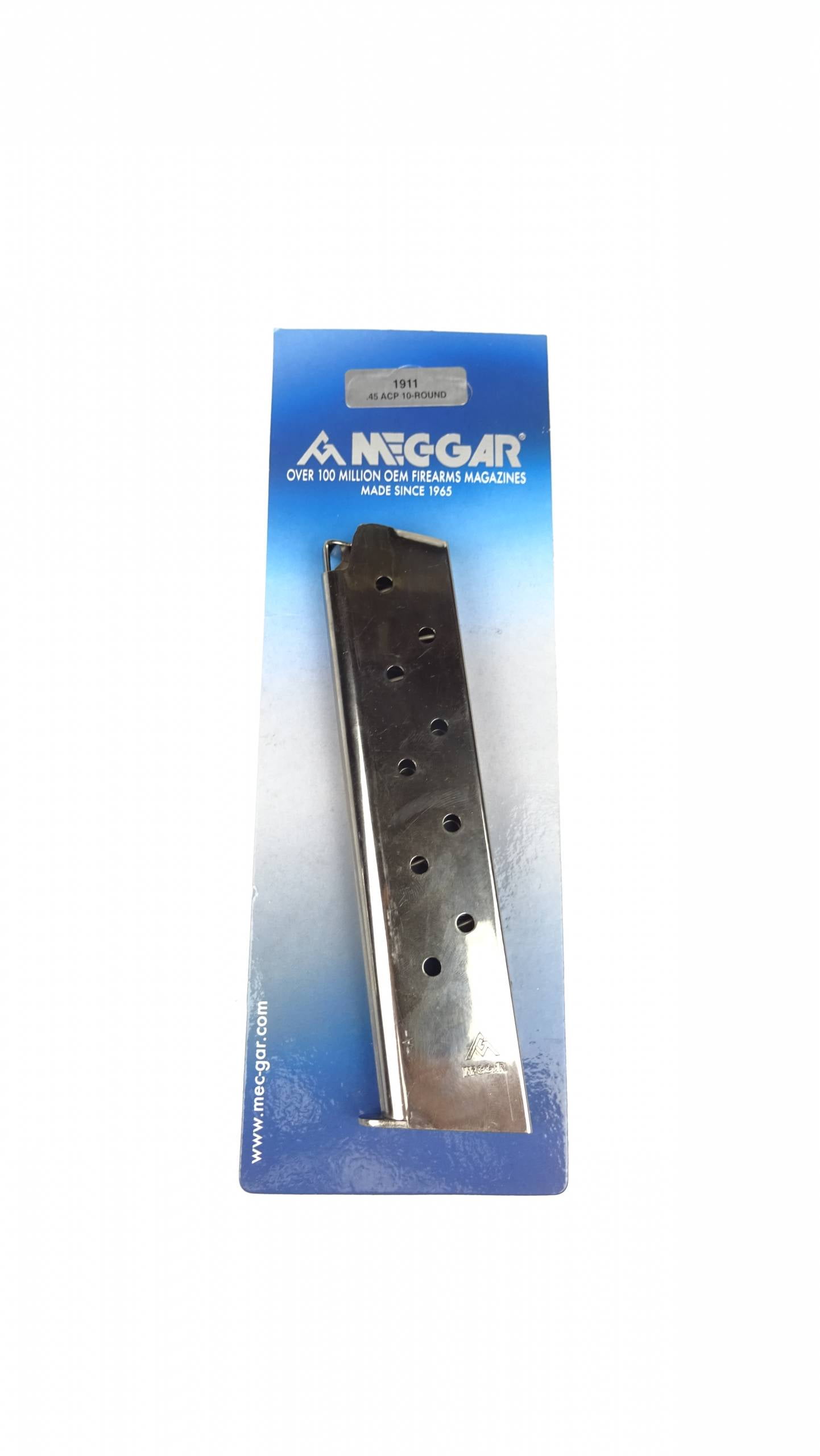 MEC-GAR Magazynek 1911 kal. 45ACP 10 RD EXTENDED NICKEL