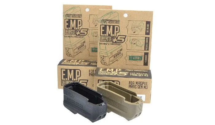 Strike Industries - Stopka magazynka Enhanced Magazine Plate +5 - PMAG M3 - Czarny - SI-EMP+5-BK — zdjęcie 3