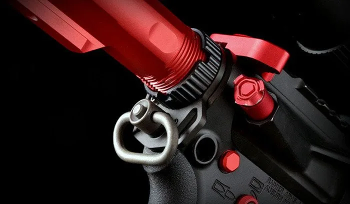 Strike Industries - Wielofunkcyjna płytka zawieszenia Multi-Function End Plate - Czarny - SI-AR-MFEP&ACN — zdjęcie 4