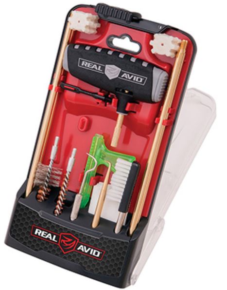 Real Avid - Zestaw do czyszczenia broni Gun Boss Pro - AR-15 Cleaning Kit - AVGBPROAR15 - Uniwersalny NS