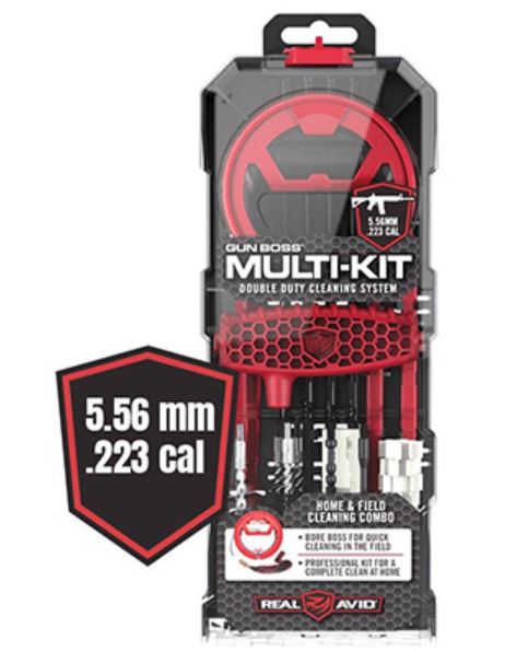 Real Avid - Zestaw narzędzi do czyszczenia broni Gun Boss Multi-Kit - .223 / 5.56 mm - AVGBMK223