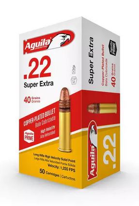 Aguila Super Extra HV SP .22LR