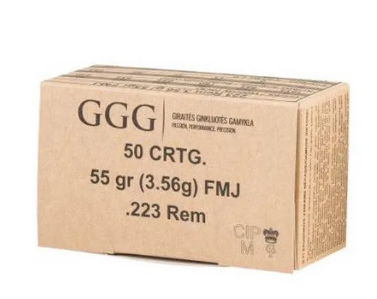 GGG .223 REM FMJ 55gr