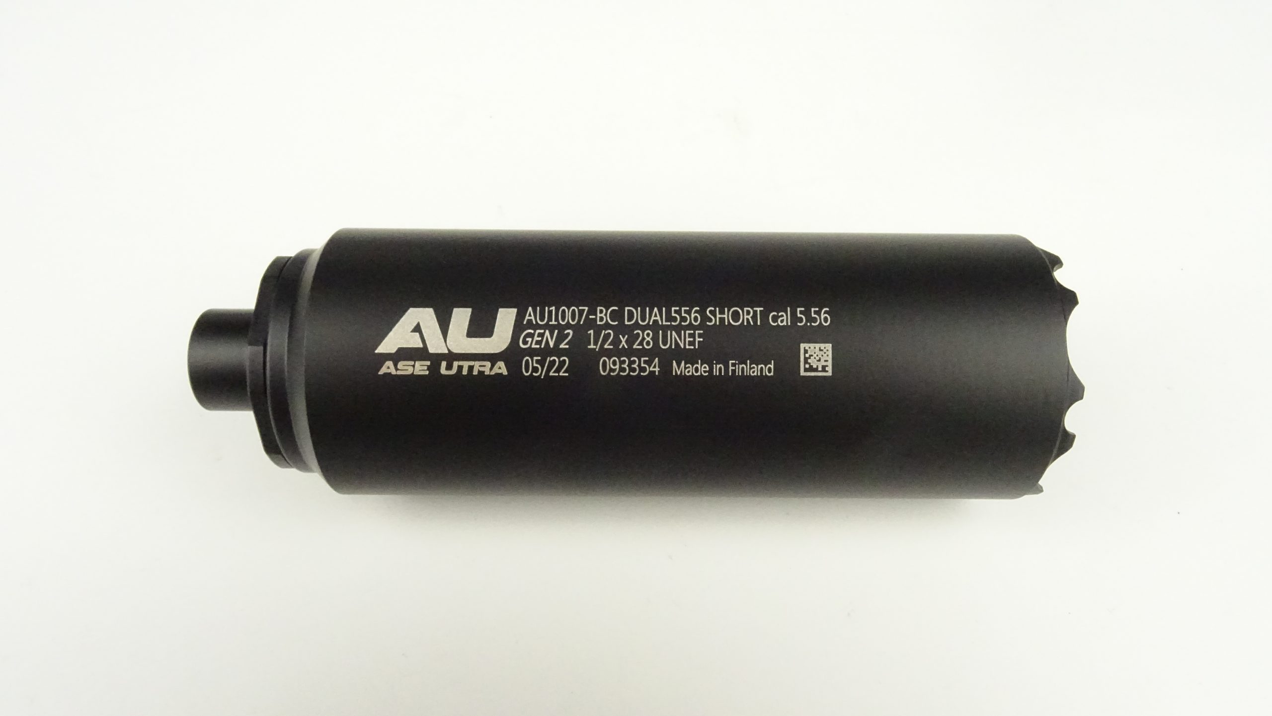 Ase UTRA Tłumik DUAL SHORT 556-1/2x28, Finlandia, BLACK