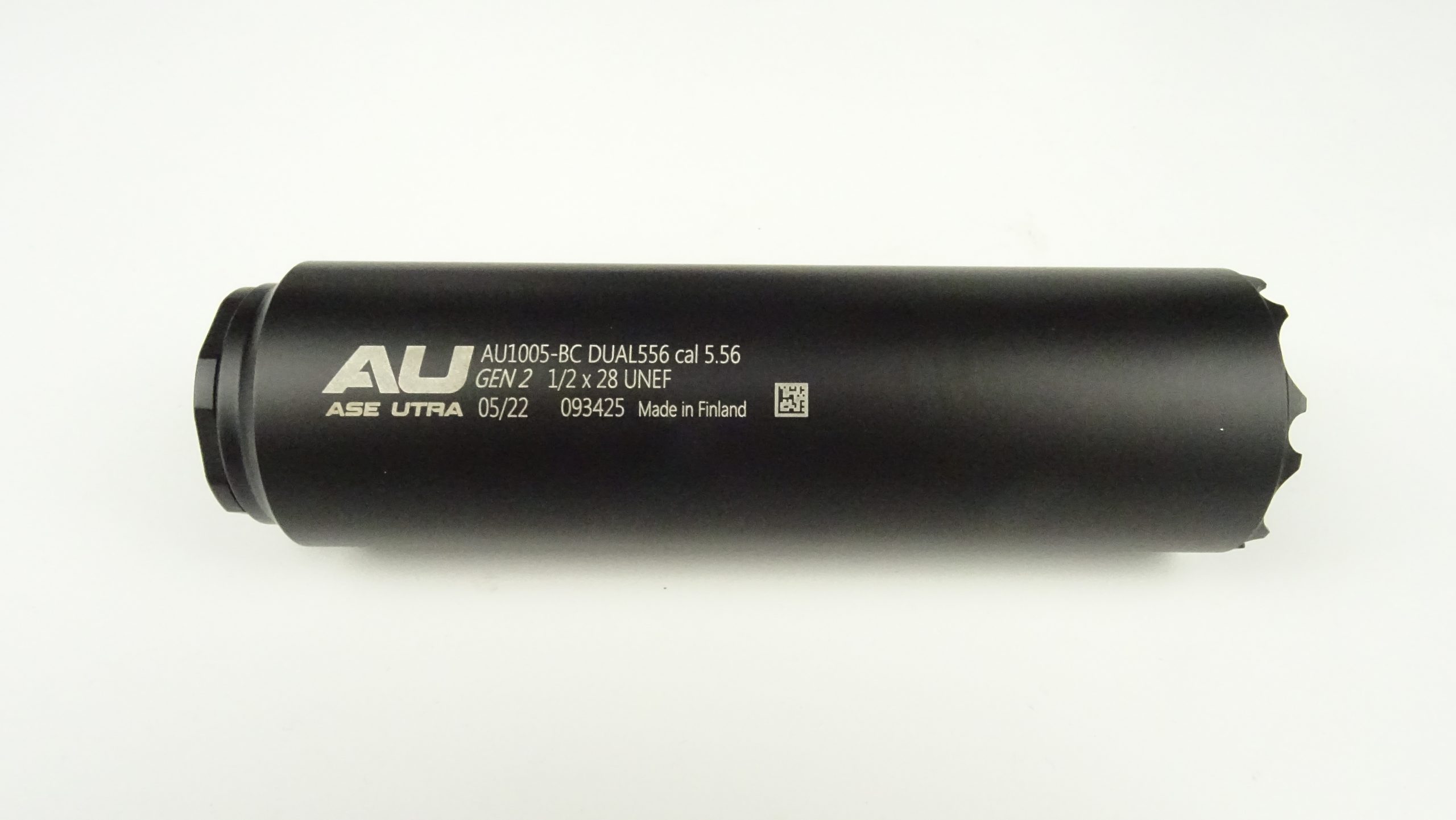 Ase UTRA Tłumik DUAL NORMAL 556-1/2x28 Finlandia, BLACK