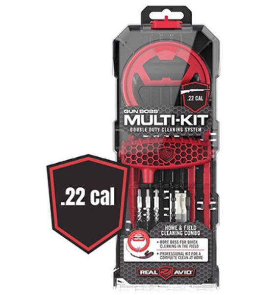 Real Avid - Zestaw narzędzi do czyszczenia broni Gun Boss® Multi-Kit - .22 - AVGBMK22
