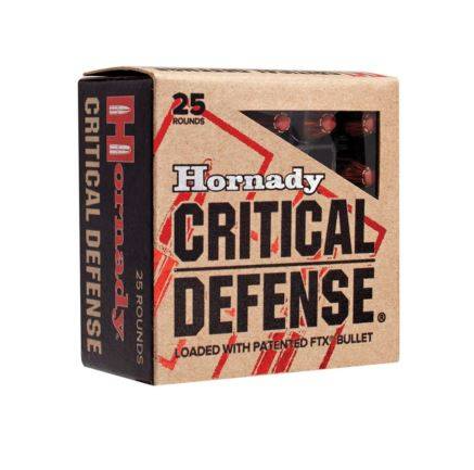 Hornady .38 Special +P FTX Critical Defense 110gr