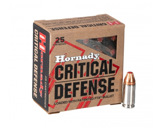 Hornady 9x19mm FTX Critical Defense 115gr