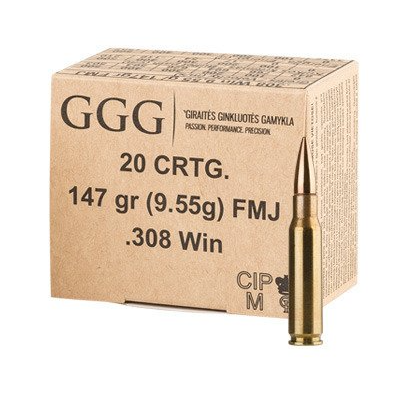 Amunicja GGG .308WIN FMJ GPX11 147gr