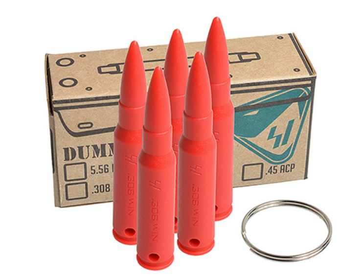 STRIKE INDUSTRIES - zestaw zbijaków dummy round 7,62x51 - 5 szt. SI-DR-308