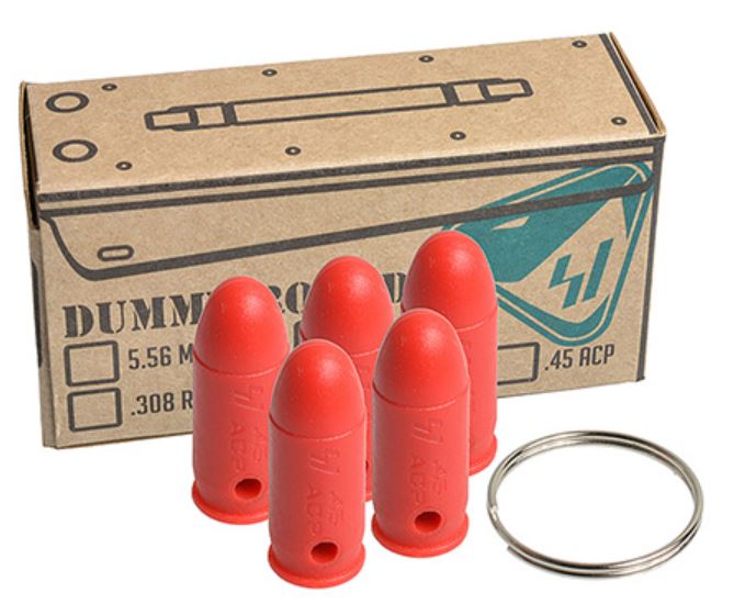STRIKE INDUSTRIES - zestaw zbijaków dummy round 45ACP - 5 szt. SI-DR-45ACP