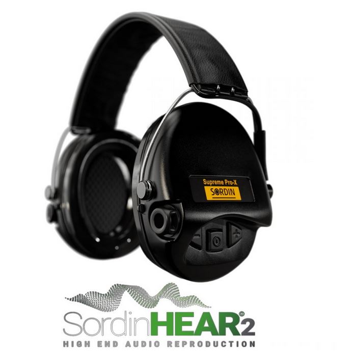 Sordin - Supreme Pro-X (L) - Black SOR75302-X/L-02-S