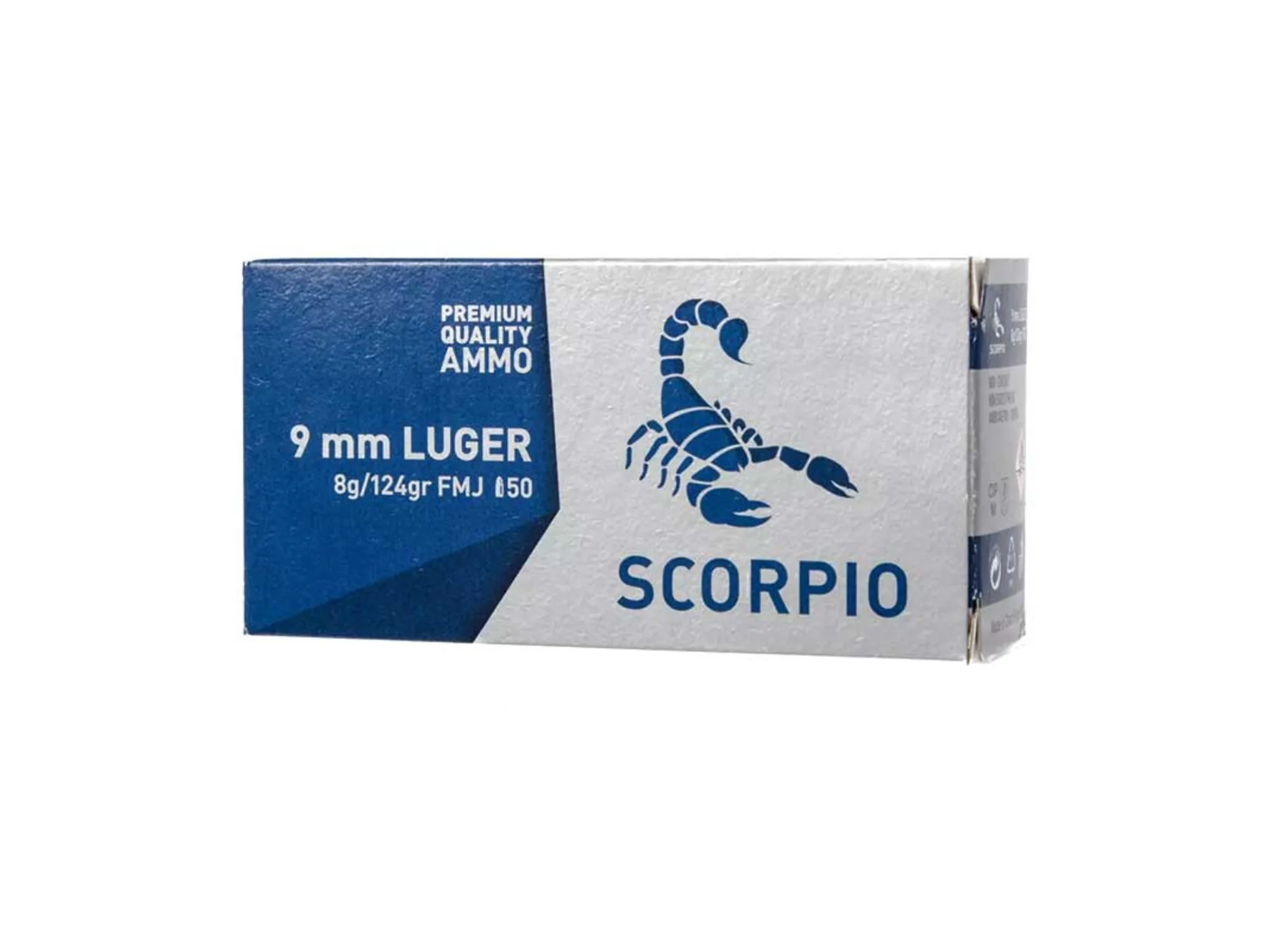 STV Scorpio 9x19mm FMJ 124gr