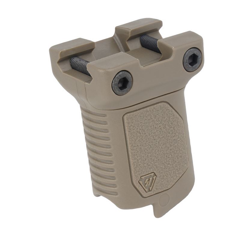Strike Industries - Chwyt Picatinny Angled Vertical Grip - Short - FDE - SI-AR-CMAG-RAIL-S-FDE