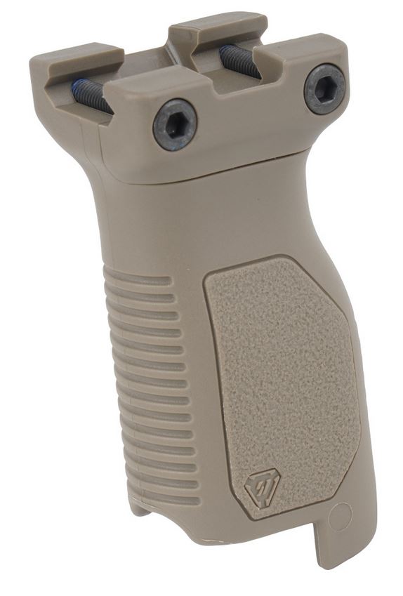 Strike Industries - Chwyt Picatinny Angled Vertical Grip - Long - FDE - SI-AR-CMAG-RAIL-L-FDE
