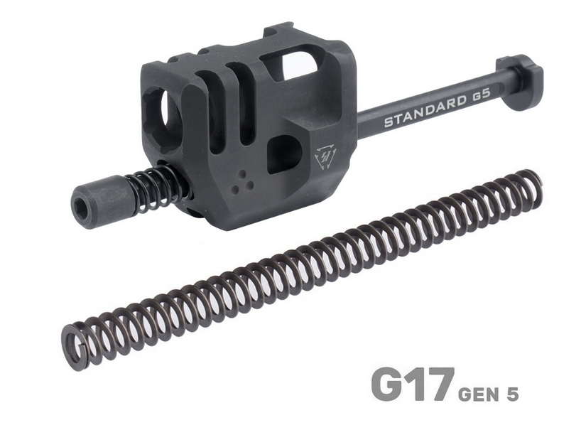 Kompensator do Glock 17 Gen5 - Mass Driver Comp - Czarny - SI-G5-MDCOMP-S