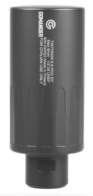 Tłumik Gommander Tactinox 9 S PCC DT , Gwint 1/2x36TPI