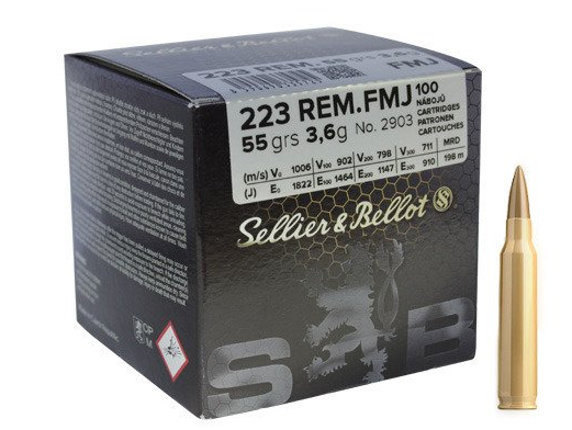 Sellier&Bellot .223REM FMJ 55gr