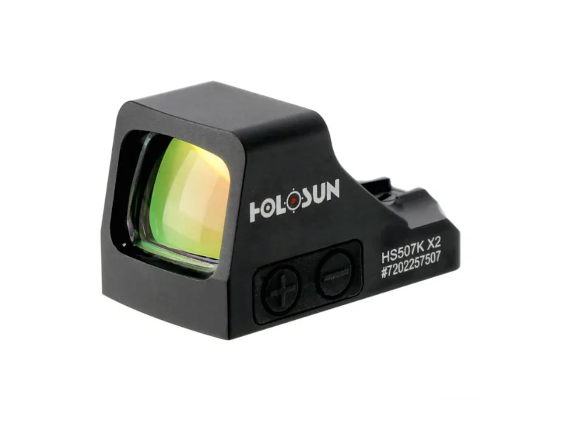 Holosun HS507K-X2 ACSS Red Vulcan to kompaktowy, wysokiej jakości kolimator zaprojektowany z myślą o użytkownikach preferujących precyzyjne i szybkie celowanie. Dzięki zastosowaniu innowacyjnej reticle ACSS Red Vulcan oraz wysokiej jakości soczewce, kolimator zapewnia doskonałą widoczność i szybkość celowania. Model ten, będący ulepszoną wersją popularnego HS507K, oferuje zaawansowane funkcje, takie jak tryb automatyczny regulacji jasności, co czyni go idealnym wyborem dla strzelców sportowych, myśliwych oraz użytkowników broni palnej do obrony osobistej.