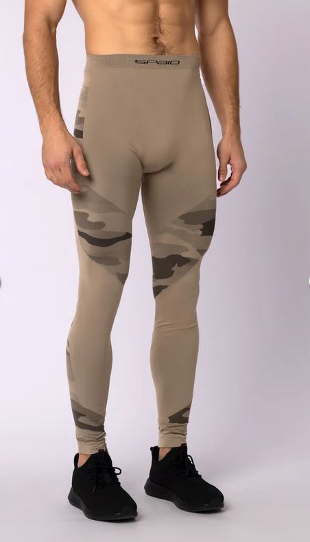 SPAIO LEGGINSY TACTICAL MĘSKIE; Kolor: SAND; Rozmiar: XL
