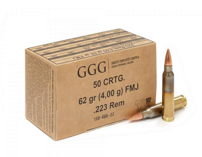 GGG .223 REM FMJ 62gr