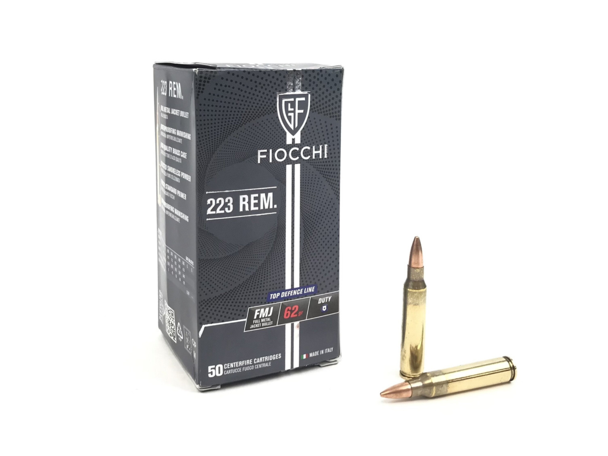 Fiocchi .223 REM FMJ 62gr