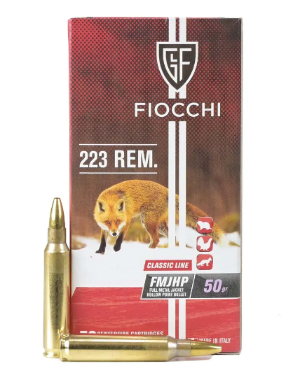 Fiocchi .223REM FMJHP 50gr