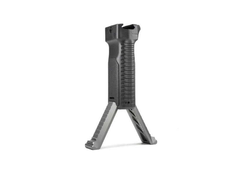 Strike Industries - Chwyt przedni z dwójnogiem Strike - Czarny - SI-AR-AL-BIPOD-GY