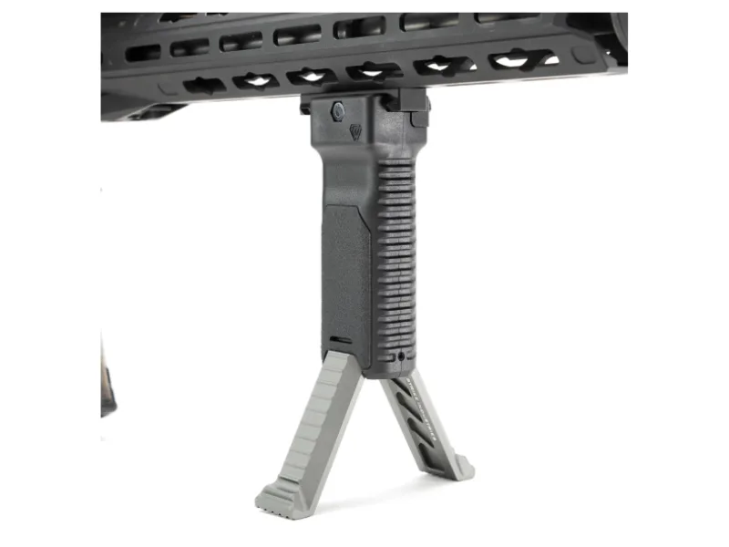 Strike Industries - Chwyt przedni z dwójnogiem Strike - Czarny - SI-AR-AL-BIPOD-GY
