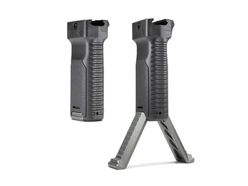 Strike Industries - Chwyt przedni z dwójnogiem Strike - Czarny - SI-AR-AL-BIPOD-GY