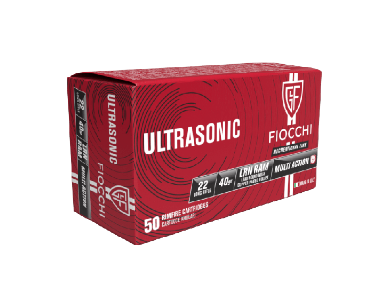 Fiocchi .22LR Ultrasonic LRN RAM 40gr