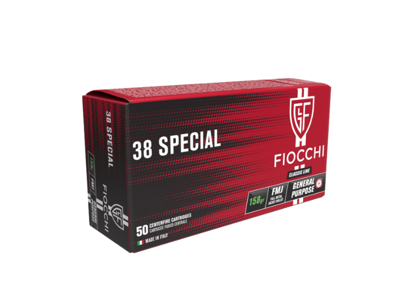 Fiocchi .38 Special FMJ 158gr