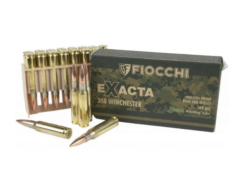 Fiocchi 308win exacta hpbt 168gr