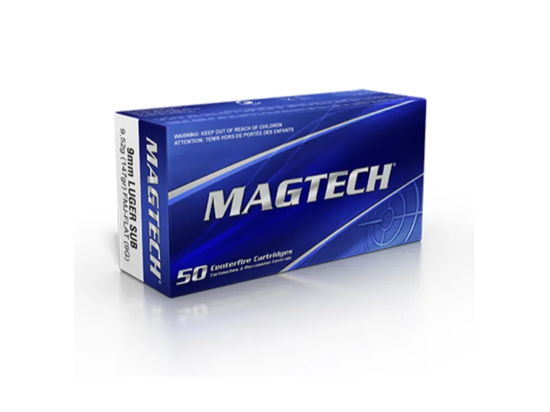 Magtech 9x19mm 147gr flat sub