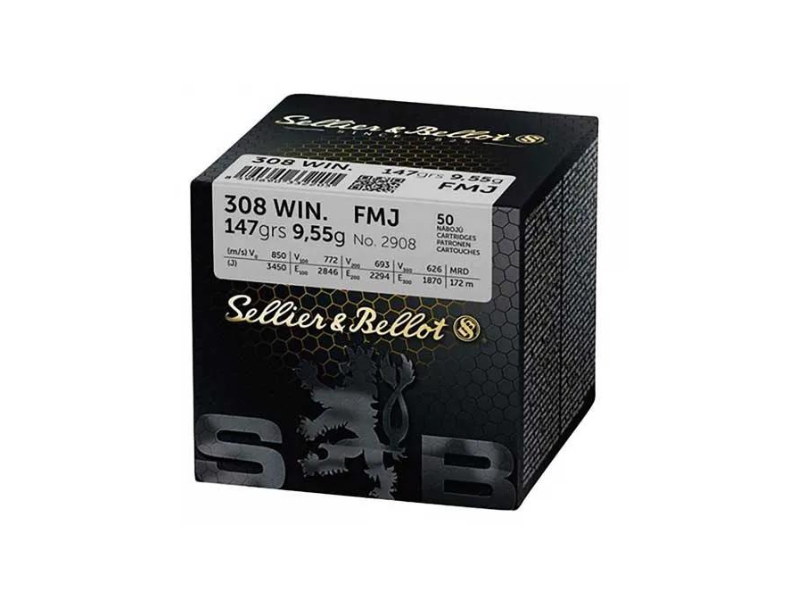 Sellier&Bellot .308WIN FMJ 9.55g