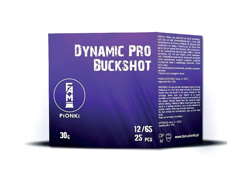 FAM Pionki 12/65 Dynamic Pro Buckshot 30g 8pcs