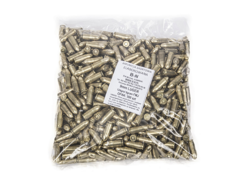 B-N 9x19mm FMJ 147gr