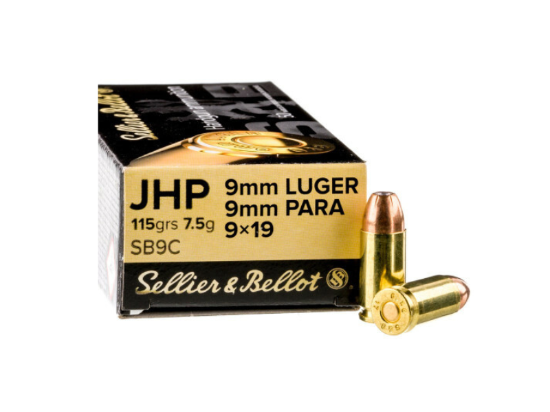 Sellier&Bellot 9x19mm JHP 115gr