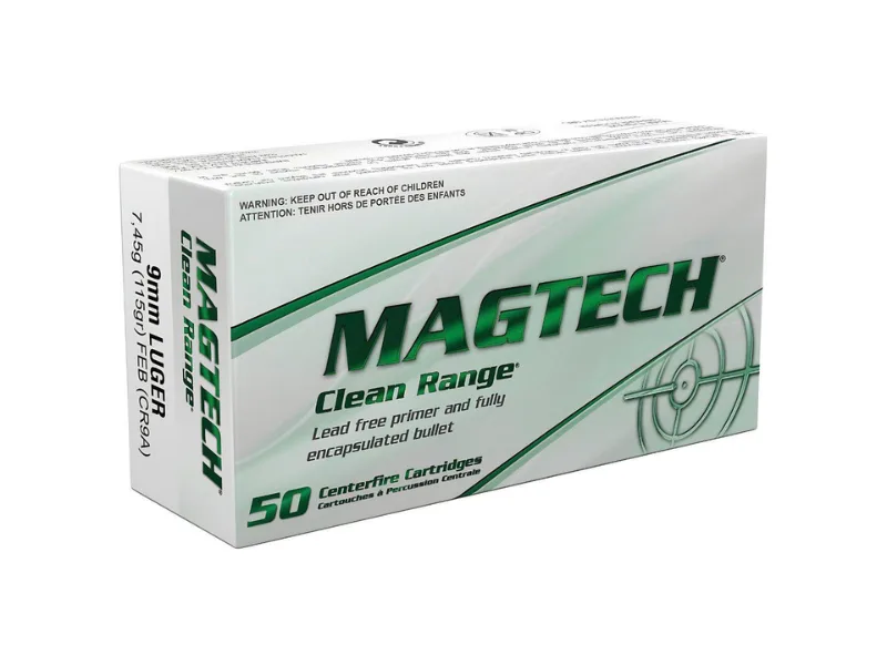 Magtech 9x19mm FMJ 7,5g CLEAN RANGE CR9A