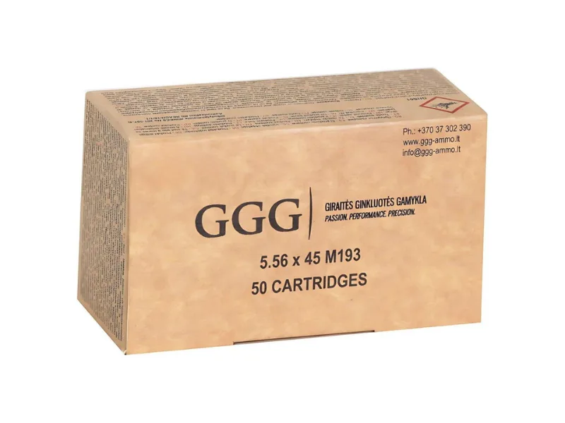 GGG .223REM FMJ 55gr (M193)