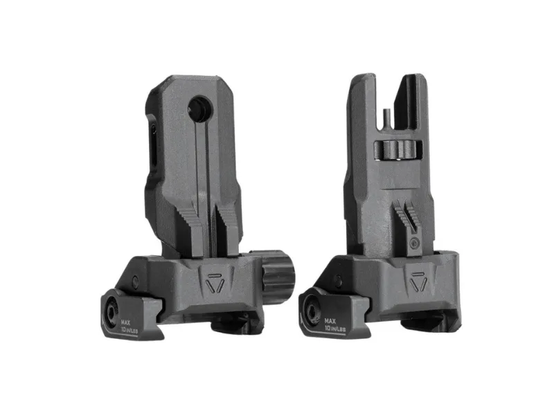 Strike Industries - Celownik przeziernikowy Strike Polymer Backup Sights - Składany - Picatinny - Czarny - SI-SPBUS