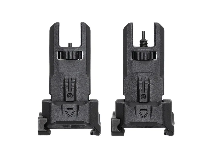 Strike Industries - Celownik przeziernikowy Strike Polymer Backup Sights - Składany - Picatinny - Czarny - SI-SPBUS