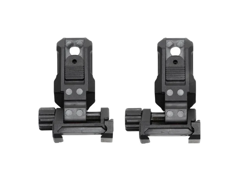 Strike Industries - Celownik przeziernikowy Strike Polymer Backup Sights - Składany - Picatinny - Czarny - SI-SPBUS