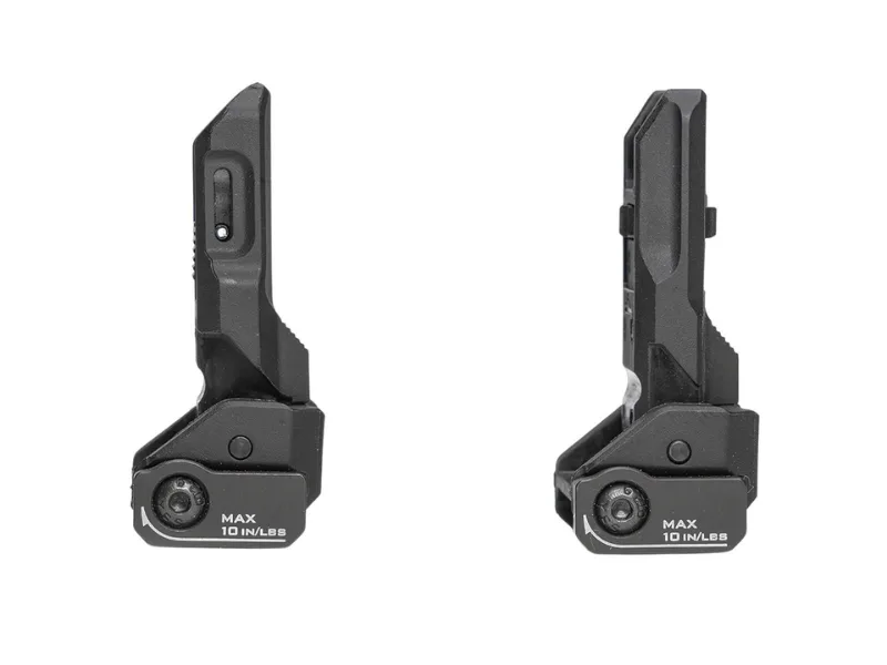 Strike Industries - Celownik przeziernikowy Strike Polymer Backup Sights - Składany - Picatinny - Czarny - SI-SPBUS
