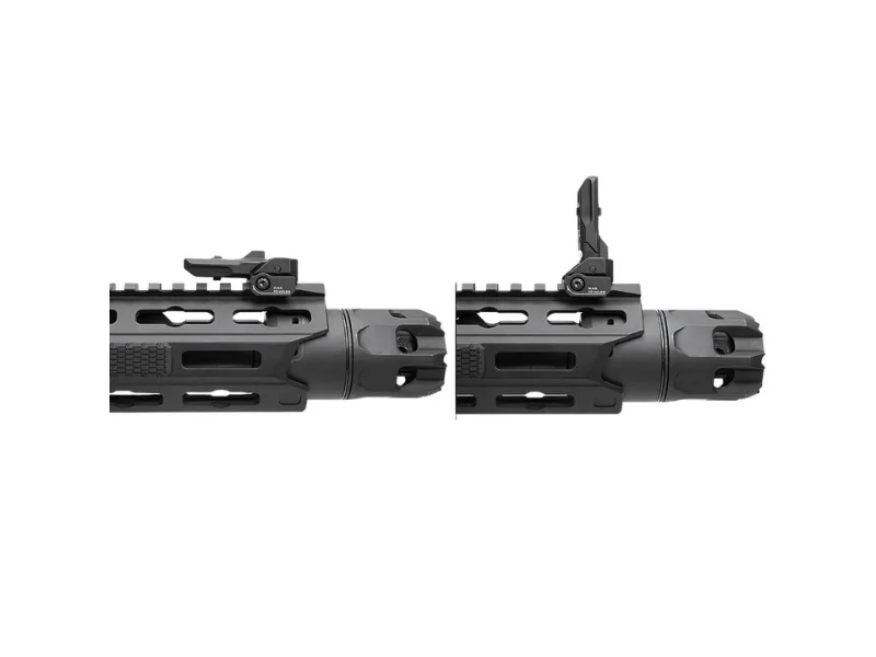 Strike Industries - Celownik przeziernikowy Strike Polymer Backup Sights - Składany - Picatinny - Czarny - SI-SPBUS