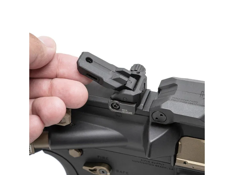 Strike Industries - Celownik przeziernikowy Strike Polymer Backup Sights - Składany - Picatinny - Czarny - SI-SPBUS
