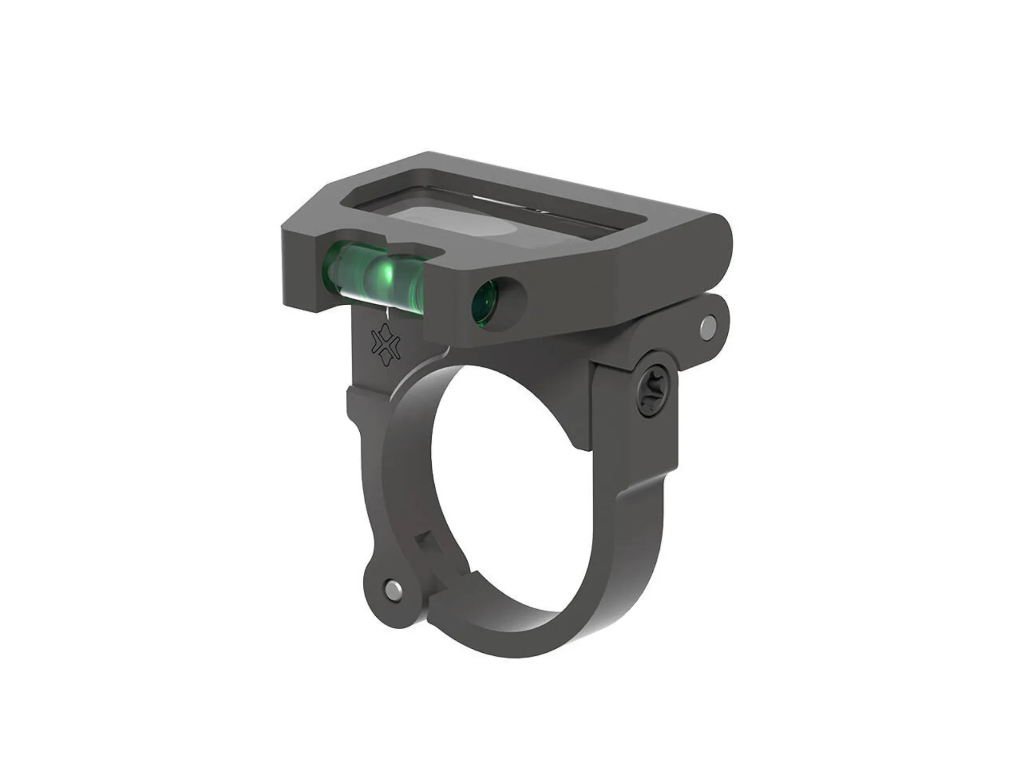 Vector Optics - Poziomica do lunety ze szkłem powiększającym X-ACCU - 30 mm - Czarny - SCTR-01
