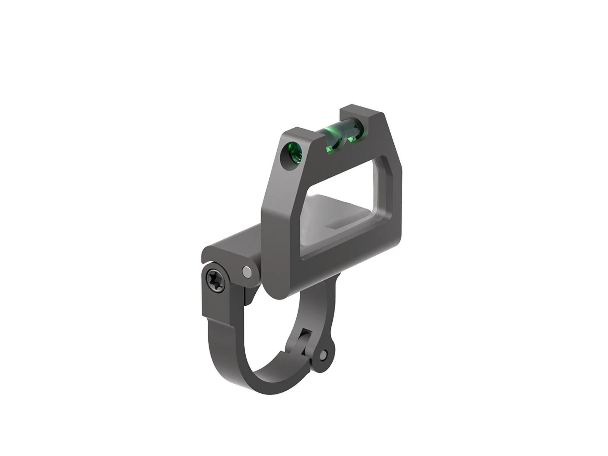 Vector Optics - Poziomica do lunety ze szkłem powiększającym X-ACCU - 30 mm - Czarny - SCTR-01